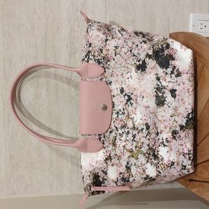 Longchamp Le Pliage Bouquet Small Shoulder Tote in Pink